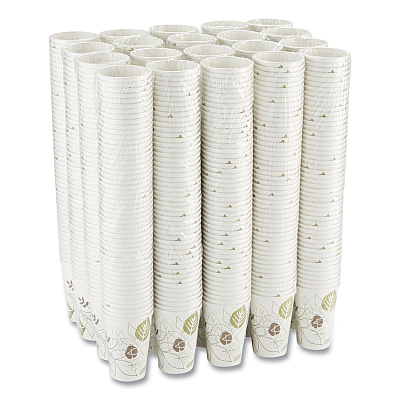 Dixie Pathways Paper Hot Cups, 16 oz, 50 Sleeve, 20 Sleeves Carton (DXE2346PATH)