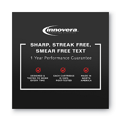 Innovera Remanufactured Black High-Yield Ink, Replacement for 972XL (IVRF6T84AN), 10,000 Page-Yield
