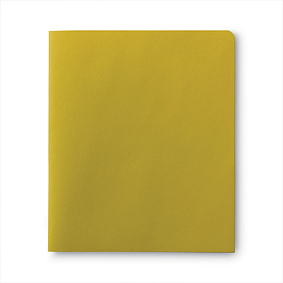 Smead Two-Pocket Folder, Textured Paper, 100-Sheet Capacity, 11 x 8.5, Yellow, 25/Box (SMD87862)