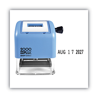 COSCO 2000PLUS ES Dater, Date Only, 0.16 x 0.94, Black (COS011091)