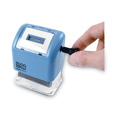 COSCO 2000PLUS ES Dater, Date Only, 0.16 x 0.94, Black (COS011091)