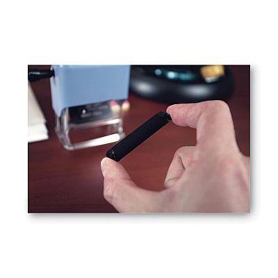 COSCO 2000PLUS Replacement Ink Roller for 2000PLUS ES 011091 Line Dater, 2" x 1", Black (COS011096)