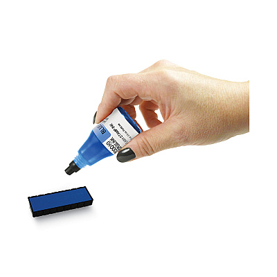 COSCO 2000PLUS Pre-Ink High Definition Refill Ink, Blue, 0.9 oz Bottle, Blue (COS033959)