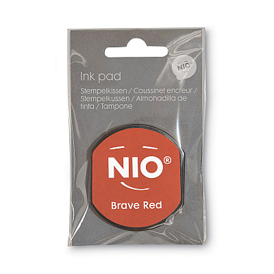Ink Pad for NIO Stamp with Voucher, 2.75" x 2.75", Brave Red (COS071513)