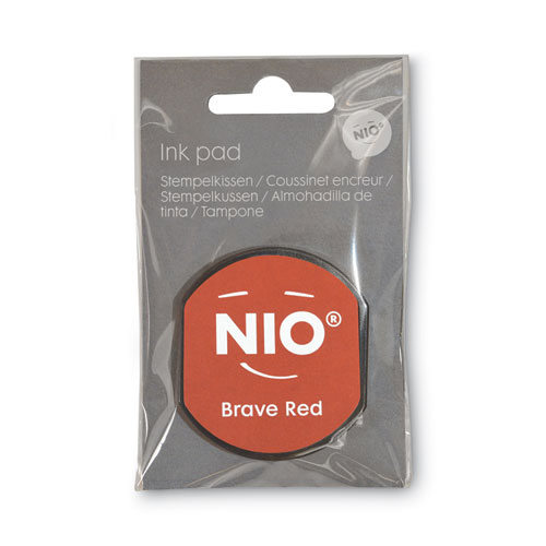 Ink Pad for NIO Stamp with Voucher, 2.75" x 2.75", Brave Red (071513)