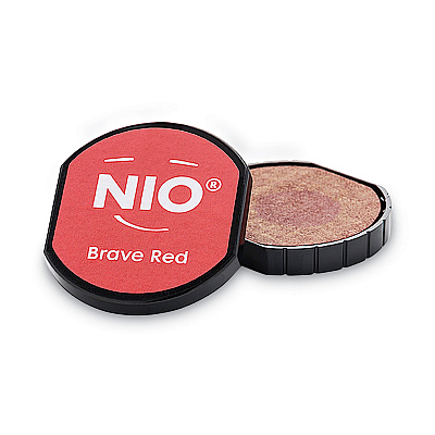 Ink Pad for NIO Stamp with Voucher, 2.75" x 2.75", Brave Red (COS071513)