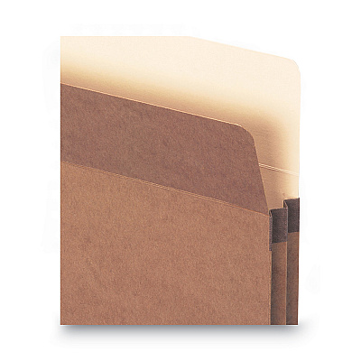 Smead Redrope Drop Front File Pockets, 1.75" Expansion, Letter Size, Redrope, 50/Box (SMD73800)