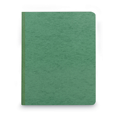Smead Prong Fastener Premium Pressboard Report Cover, Two-Piece Prong Fastener, 3" Capacity, 8.5 x 11, Green/Green (SMD81452)
