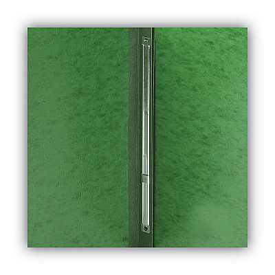 Smead Prong Fastener Premium Pressboard Report Cover, Two-Piece Prong Fastener, 3" Capacity, 8.5 x 11, Green/Green (SMD81452)
