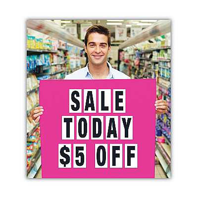 COSCO Letters, Numbers and Symbols, Self Adhesive, Black, 3"h, 64 Characters (COS098132)
