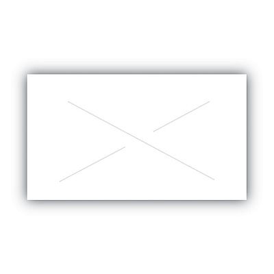 Garvey One-Line Pricemarker Labels Bulk Pack, 0.44 x 0.81, White, 1,200/Roll, 16 Rolls/Box (COS090947)