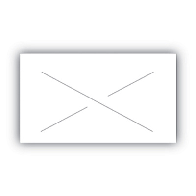 Garvey One-Line Pricemarker Labels, 0.44 x 0.81, White, 1,200/Roll, 3 Rolls/Box (COS090944)