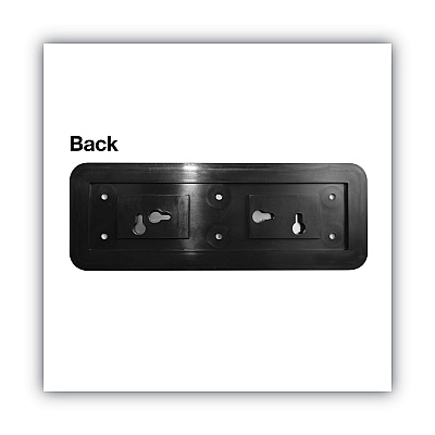 COSCO Brushed Metal Office Sign, Turn Off Cell Phone, 9 x 3, Silver/Red (COS098211)