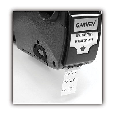 Garvey Pricemarker Kit, Model 22-8, 1-Line, 8 Characters/Line, 0.81 x 0.44 Label Size (COS090972)