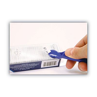 Garvey Label Remover, Plastic, Blue, 5/Pack (COS091455)