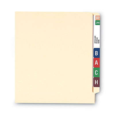 Smead Color-Coded Smartstrip Refill Label Forms, Inkjet Printer, Assorted, 1.5 x 7.5, White, 250/Pack (SMD66006)