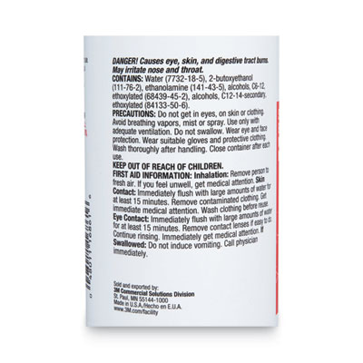 3M Sharpshooter Extra Strength No-Rinse Mark Remover, 1 qt Spray Bottle, 12/Carton (MMM16861)