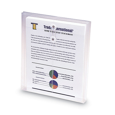 Smead Poly String and Button Interoffice Envelopes, Open-End (Vertical), 9.75 x 11.63, Clear, 5/Pack (SMD89540)