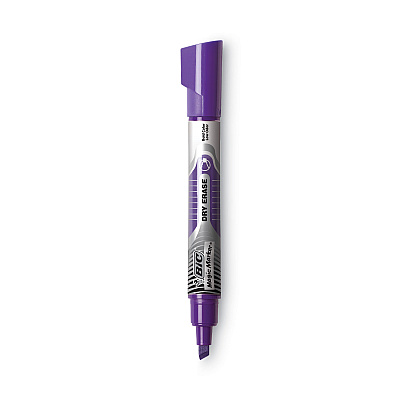 BIC Intensity Advanced Dry Erase Marker, Tank-Style, Broad Chisel Tip, Assorted Colors, Dozen (BICGELITP121AST)