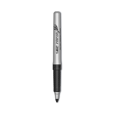 BIC Intensity Fine Tip Permanent Marker Value Pack, Fine Bullet Tip, Black, 24/Pack (BICGPM241BK)