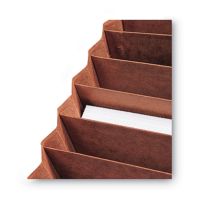 Smead TUFF Expanding Wallet, 31 Sections, Elastic Cord Closure, 1/15-Cut Tabs, Letter Size, Redrope (SMD70367)