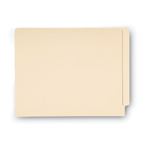 Smead 100% Recycled Manila End Tab Folders, Straight Tabs, Letter Size, 0.75" Expansion, Manila, 100/Box (24160)