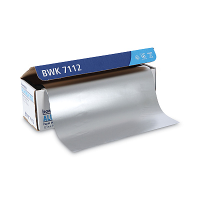 Boardwalk Standard Aluminum Foil Roll, 63 Gauge, 12" x 1,000 ft (BWK7112)