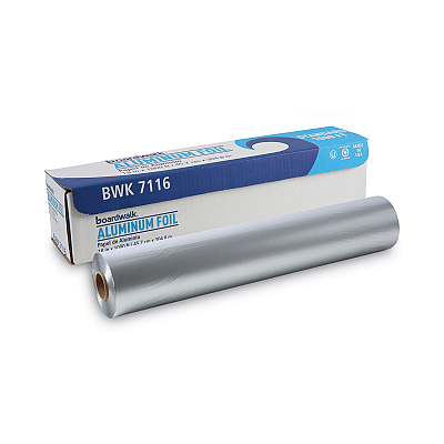 Boardwalk Standard Aluminum Foil Roll, 63 Gauge, 18" x 1,000 ft (BWK7116)