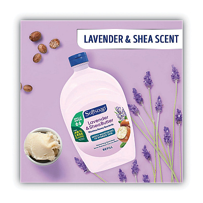 Softsoap Liquid Hand Soap Refill, Lavender and Shea Butter Scent, 50 oz (CPCUS07151A)