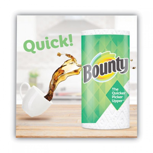 Bounty Select-a-Size Kitchen Roll Paper Towels, 2-Ply, 5.9 x 11, White, 98 Sheets/Roll, 24 Rolls/Carton (66539)