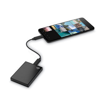One Touch External Solid State Drive, 2 TB, USB 3.0, Black (STKG2000400)