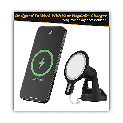 Scosche MagicMount MSC Window/Dash Car Phone Holder Mount Kit for iPhone 12, Black (SOSMSHWDPD20SP)