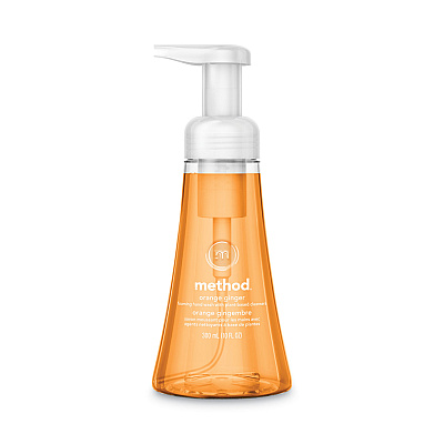 Method Foaming Hand Wash, Orange Ginger Scent, 10 oz, 6/Carton (MTH01474)