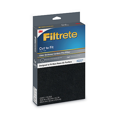 Filtrete Odor Defense Carbon Pre Filter, 20.5 x 23.8, 4/Carton (MMMFAPFUCTFN4)