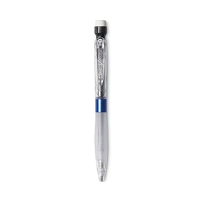 BIC Velocity Max Pencil, 0.5 mm, HB (#2), Black Lead, Gray Barrel, 2/Pack (BICMPMX5P21)
