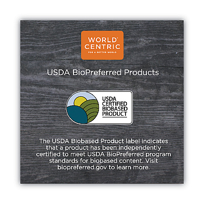World Centric TPLA Compostable Cutlery, Spoon, 6", White, 750/Carton (WORSPPSI)