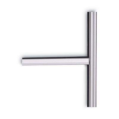 MasterVision Protector Series Mobile Glass Panel Divider, 49 x 22 x 69, Clear/Aluminum (BVCDSP123046)