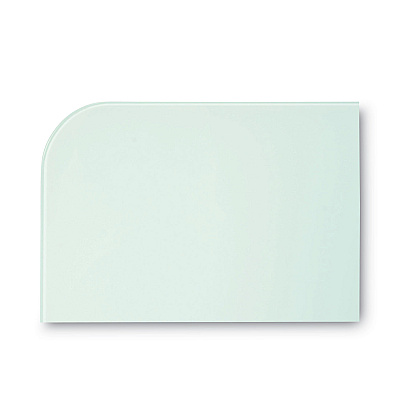 MasterVision Magnetic Glass Dry Erase Board, 36 x 24, Opaque White Surface (BVCGL070101)