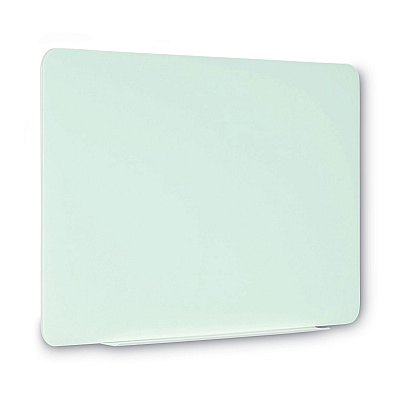 MasterVision Magnetic Glass Dry Erase Board, 48 x 36, Opaque White Surface (BVCGL080101)