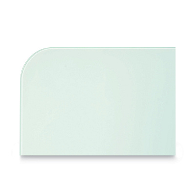 MasterVision Magnetic Glass Dry Erase Board, 48 x 36, Opaque White Surface (BVCGL080101)