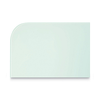 MasterVision Magnetic Glass Dry Erase Board, 60 x 48, Opaque White Surface (BVCGL110101)