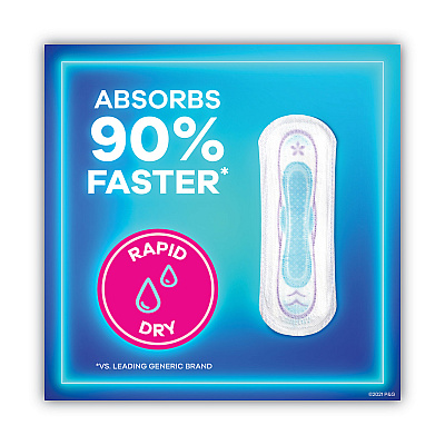 Always Ultra Thin Pads, Super Long 10 Hour, 40/Pack, 6 Packs/Carton (PGC12853)