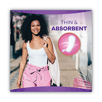 Always Thin Daily Panty Liners, Regular, 120/Pack, 6 Packs/Carton (PGC10796)