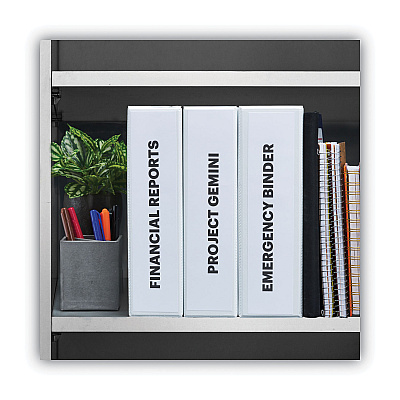 Avery Binder Spine Inserts, 3" Spine Width, 3 Inserts/Sheet, 5 Sheets/Pack (AVE89109)