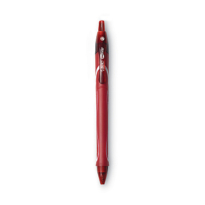 BIC Gel-ocity Quick Dry Gel Pen, Retractable, Fine 0.7 mm, Three Assorted Ink and Barrel Colors, Dozen (BICRGLCG11AST)