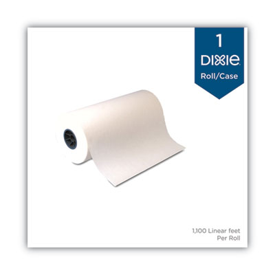 Dixie Kold-Lok Polyethylene-Coated Freezer Paper Roll, 24" x 1,100 ft, White (DXEKL24)