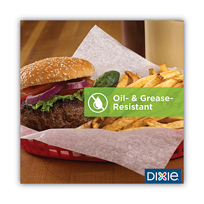 Dixie All-Purpose Food Wrap, Dry Wax Paper, 15 x 16, White, 1,000 Sheets/Pack, 3 Packs/Carton (DXEGRC1516)