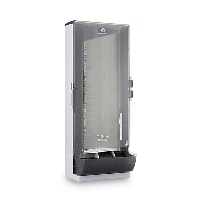 Dixie SmartStock Utensil Dispenser, Knives, 10 x 8.78 x 24.75, Smoke (DXESSKPD120)