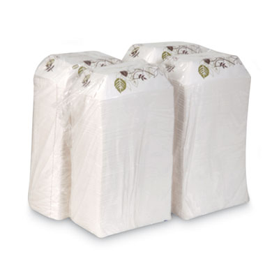 Dixie Kant Leek Polycoated Paper Food Tray, 2 lb Capacity, 5 x 6.69 x 1.6, Pathways, 1,000/Carton (DXEKL200PATH)