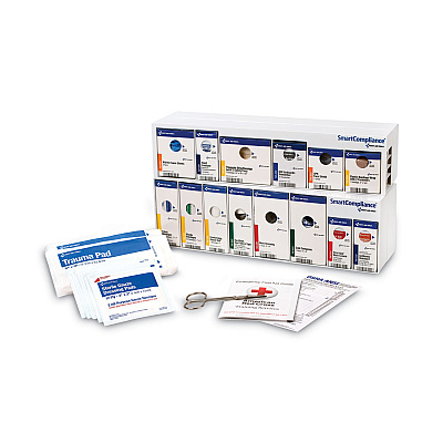 First Aid Only SmartCompliance RetroFit Grids, 109 Pieces, Plastic Case (FAO91172)